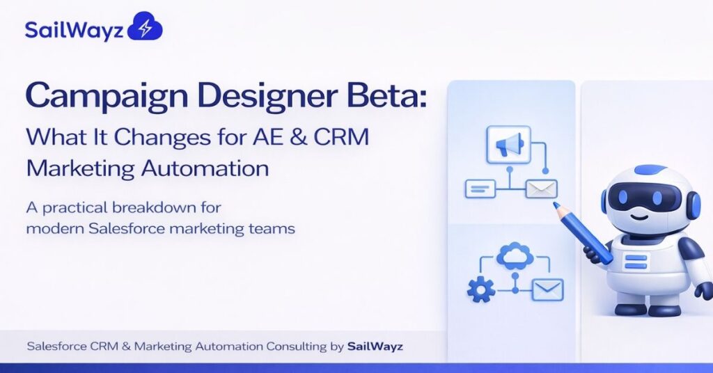 Campaign Designer Beta: What It Changes for AE/CRM Marketing Automation
