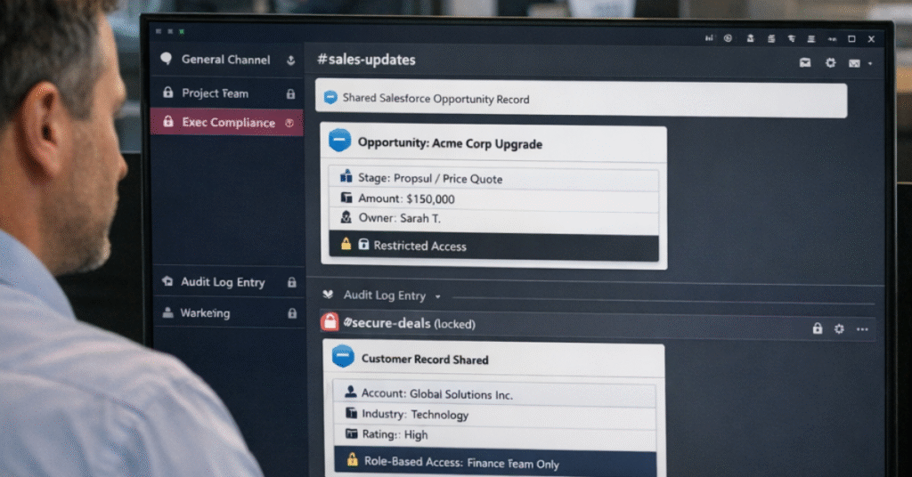 Governance for Slack + Salesforce Channels: Building a Secure, Compliant Framework