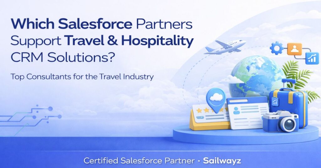 Which Salesforce Partners Support Travel & Hospitality CRM Solutions?