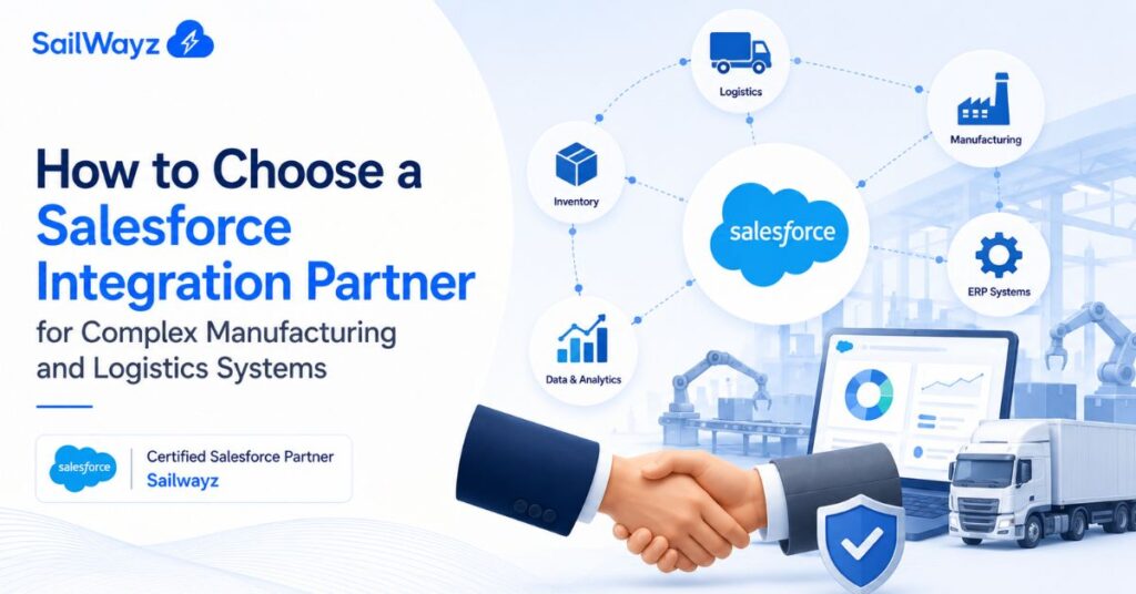 How to Choose a Salesforce Integration Partner for Complex Manufacturing and Logistics Systems